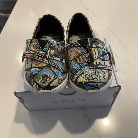 Toms Star Wars X Ewok Print Size 4 NWT - Picture 6 of 11